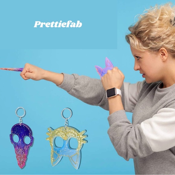 (3 for$19) Keychain Safety Keychain Self-defense Bag Accessory Street Protection - Picture 9 of 9